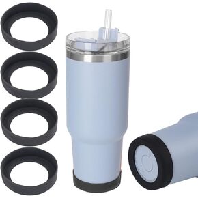8 PCS Replacement Straw compatible with Stanley 40oz Adveture Quencher Tumbler, 12 inch Plastic Straw with 8 PCS Straw Cover, Extra long Straw fits Stanley 40oz