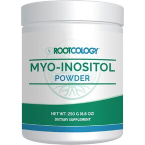 Rootcology Myo-Inositol Powder - Inositol Supplement for Mood, Brain Health and Liver Support (250g / 345 Servings)