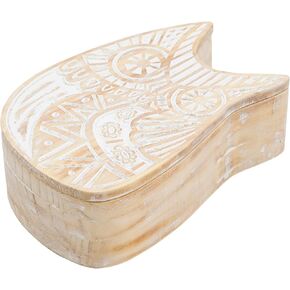 Small Decorative Box Handcrafted Owl Design Wooden Keepsake Box Handmade Jewelry Storage Box Rustic Trinket Box - 5.59 x 7.8 x 2.68 Inches