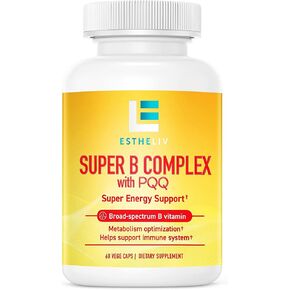 ESTHELIV® Super B Complex with PQQ - 60 VegeCaps