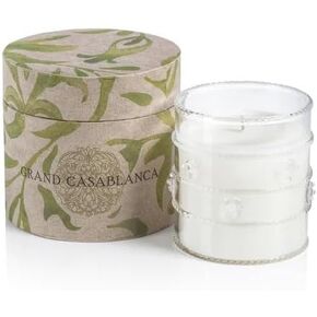 Zodax Grand Casablanca Scented Candle | 40 Hour Burn Time | 6.5 Ounce (Water Lotus)