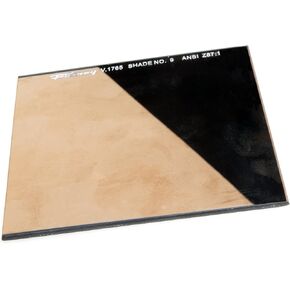 Forney 57070 Lens Replacement Gold Welding Filter, 4-1/2-Inch-by-5-1/4-Inch, Shade-9