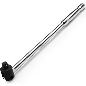 SWANLAKE 1/2 Breaker Bar, 17.5" Length with 180° Rotatable Head, 1/2 inch Drive,CR-V Steel