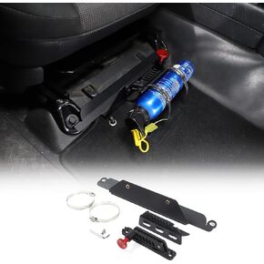 Adjustable Underseat Fire Extinguisher Holder Mount Compatible with Toyota FJ Cruiser 2007-2021, Under Seat Roll Bar Fire Extinguisher Holder
