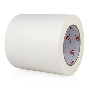 BOMEI PACK Painters Tape 5 Inch, Wide White Painting Tape 5'' x 60 Yards, 3D Printing Tape, Wide Masking Tape for Painting, DIY, Craft Art, Label, Packing, Office, School, Home
