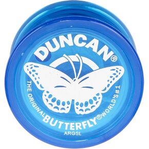 Duncan Toys Butterfly Yo-Yo, Beginner Yo-Yo with String, Steel Axle and Plastic Body, Green