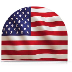 American Flag July 4th Napkin Holder for Table Paper Napkins Holder Acrylic Tissue Dispenser Kitchen Dining Room Bathroom Party Car Decor