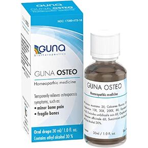 GUNA Osteo Homeopathic Support for Bone Health & Strength - 1 Ounce