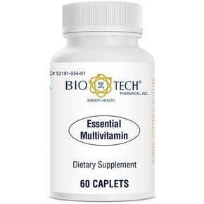 Bio-Tech Pharmacal, Essential Multivitamin 60 Count Caplets