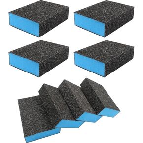 36 Grit Sanding Blocks, 8 Pcs Coarse Sandpaper Sponge Washable and Reusable Sanding Sponges for Wood, Metal, Drywall, Sheetrock