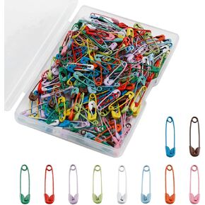500 Pcs Stainless Steel T Pins Wig Pins Metal Sewing Pins Jewelry T Pin for Wig Making, Blocking, Knitting, Sewing Jewelry, Hanging Picture (with Box)