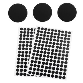White Screw Hole Cover Stickers, Self-Adhesive PVC Caps Screw Hole Filler, Decorative Screw Caps for Wood Furniture Cabinet Table (21mm, 8 Sheets)
