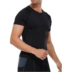 SOLY HUX Men's Workout Tee Short Sleeve Athletic Sports T Shirts Top