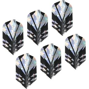 6 Pack Slim Dart Flights - Arrow Pattern PET Dart Accessories, Apply to Darts Game/Party/Entertainment