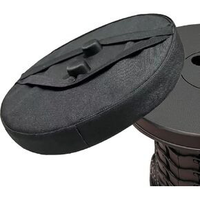 Thick Seat Cushion for Telescopic Stools, Collapsible Stool Chair Pads with Thickened Memory Foam, Fits all Round Retractable Folding Stools (Cushion Only)