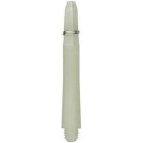 US Darts White Nylon Plus (Tite Grip) Dart Shafts with Stem Rings- 3 Sets (9 shafts), 2BA Short Length