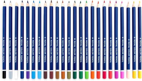 Royal & Langnickel Essentials Color Pencil Set, 24/pkg in Saudi Arabia