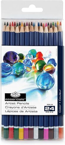Royal & Langnickel Essentials Color Pencil Set, 24/pkg in Saudi Arabia