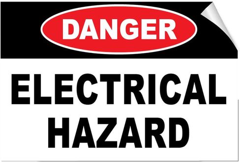 Danger Electrical Hazard Hazard Hazard Labels Label Decal Sticker 7 Inches X 5 Inches in Saudi Arabia
