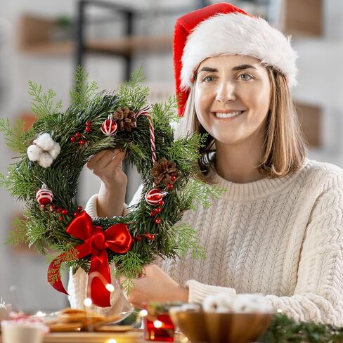 ZYP 40Pcs Artificial Pine Needles Branch,Christmas Faux Pine Needle,Artificial Faux Cedar Branch,Fake Greenery Pine Picks for Craft DIY Christmas Embellishing and Home Garden Decoration in Kuwait