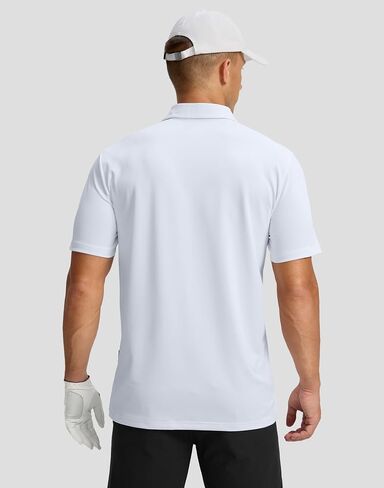 Men's Golf Shirts Dry Fit Moisture Wicking Performance Short Sleeve Collared Polo Shirts for Casual Tennis Bussiness in Saudi Arabia