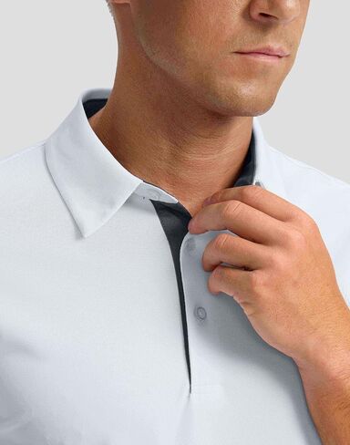 Men's Golf Shirts Dry Fit Moisture Wicking Performance Short Sleeve Collared Polo Shirts for Casual Tennis Bussiness in Saudi Arabia