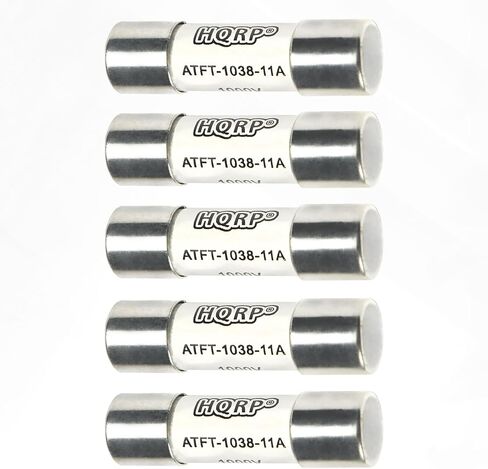 HQRP 5-Pack DMM-11a Fast-Acting Digital Multimeter Fuse 11Amp 1000V Replacement for Bussmann DMM-11, DMM-11a, DMM-B-11, DMM-B-11a, DMM-11AR, LITTELFUSE Flu 11a, Compatible with Fluke, Brymen, Klein in Saudi Arabia