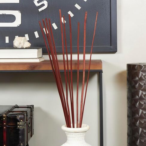 Deco 79 Jute Rope Sticks Natural Foliage Tall Stick , 6" x 2" x 40", Dark Brown in Saudi Arabia