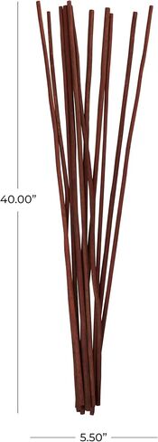 Deco 79 Jute Rope Sticks Natural Foliage Tall Stick , 6" x 2" x 40", Dark Brown in Saudi Arabia