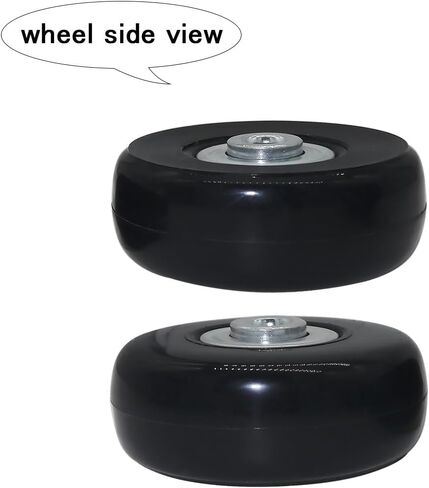 Wear-Resistant Mute Luggage Suitcase Replacement Wheels Rubber Swivel Caster Wheels Repair Kits (45mm 4-Pieces) in Saudi Arabia
