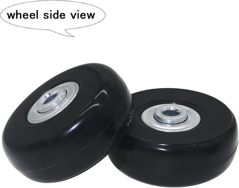 Wear-Resistant Mute Luggage Suitcase Replacement Wheels Rubber Swivel Caster Wheels Repair Kits (45mm 4-Pieces) in Saudi Arabia