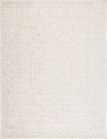 SAFAVIEH Adirondack Collection Accent Rug - 4' x 6', Ivory & Beige, Oriental Medallion Design, Non-Shedding & Easy Care, Ideal for High Traffic Areas in Entryway, Living Room, Bedroom (ADR108E) in Saudi Arabia