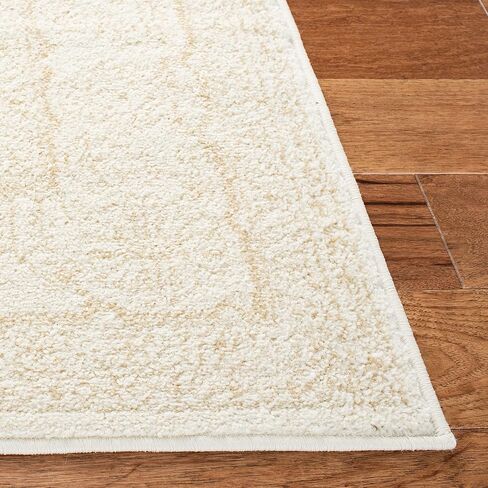 SAFAVIEH Adirondack Collection Accent Rug - 4' x 6', Ivory & Beige, Oriental Medallion Design, Non-Shedding & Easy Care, Ideal for High Traffic Areas in Entryway, Living Room, Bedroom (ADR108E) in Saudi Arabia
