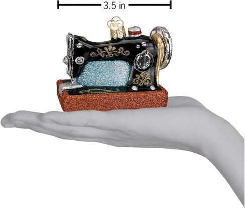Old World Christmas Hobbies Gifts Glass Blown Ornaments for Christmas Tree Sewing Machine in Saudi Arabia