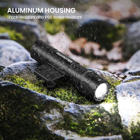 مصباح يدوي تكتيكي صغير من Guardtier M102-P متوافق مع مصباح M-LOK المدمج بقوة 400 لومن LED مع مفتاح ضغط عن بعد قابل للفصل ولوحة تثبيت Picatinny in Kuwait