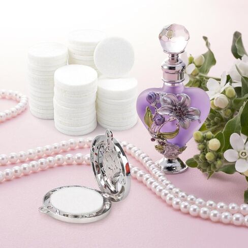 50 قطعة من وسادات إعادة ملء موزع الروائح الصغيرة، وسادات ماصة من الألياف الدقيقة، وسادات أساسية دائرية، وسادات بديلة لموزع الروائح العطرية، لموزعات روائح الترطيب في المنزل والسيارة in Kuwait