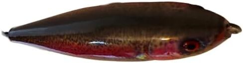 6.5" Wood Boog Top Water Lure Bass Musky Striper Fishing Bomber Wooden Topwater Popper Plopper Kit for Freshwater or Saltwater in Kuwait