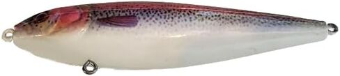 6.5" Wood Boog Top Water Lure Bass Musky Striper Fishing Bomber Wooden Topwater Popper Plopper Kit for Freshwater or Saltwater in Kuwait