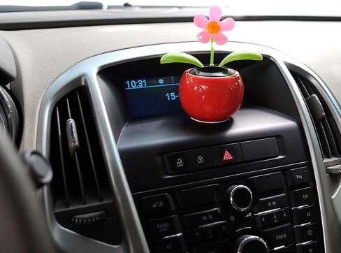 PowerTRC Solar Powered Dancing Flower | Desk, Window, Or Car Decoration Gift Toy | No Batteries Required | Fun Swinging Solar Flower in Saudi Arabia