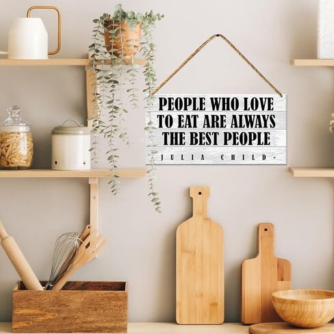 ديكور خشبي للمطبخ، ديكورات حائط المطبخ، ديكور باب غرفة الطعام، لافتة معلقة للديكور، هدايا مطبخ للتدفئة المنزلية للنساء والرجال، منزل جديد، متجمعون حول الطاولة in Kuwait