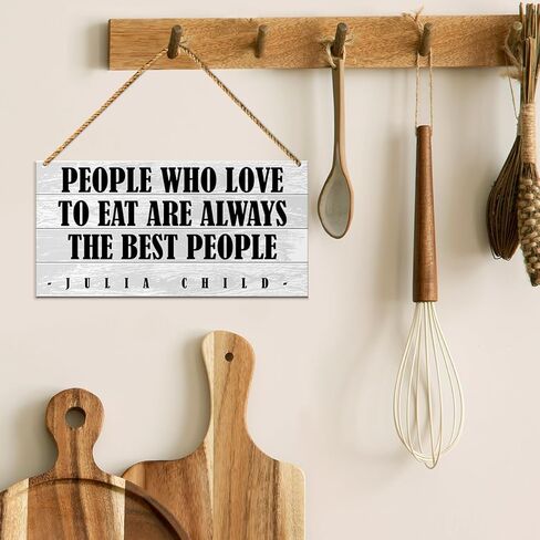 ديكور خشبي للمطبخ، ديكورات حائط المطبخ، ديكور باب غرفة الطعام، لافتة معلقة للديكور، هدايا مطبخ للتدفئة المنزلية للنساء والرجال، منزل جديد، متجمعون حول الطاولة in Kuwait