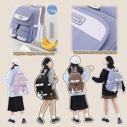 Cute Girls Backpack,Kids School Backpack for Girls Boys,Elementary Middle School Bags Lightweight Bookbag for Teens in Saudi Arabia