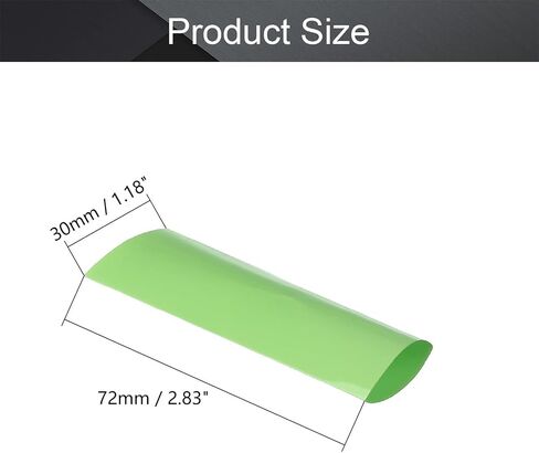 Othmro 30Pcs 2.81Ft Battery Heat Shrink Tubing Kit 1.18inch Flattening Width Insulation PVC Heat Shrink Tubes Shrink Wrap Tubings Industrial Tubings Cable Protector for 18650 Single Section Green in Saudi Arabia
