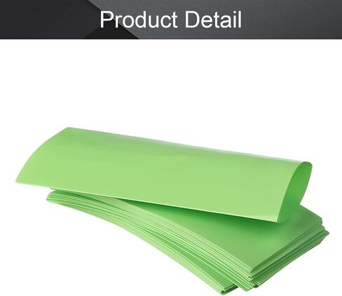 Othmro 30Pcs 2.81Ft Battery Heat Shrink Tubing Kit 1.18inch Flattening Width Insulation PVC Heat Shrink Tubes Shrink Wrap Tubings Industrial Tubings Cable Protector for 18650 Single Section Green in Saudi Arabia