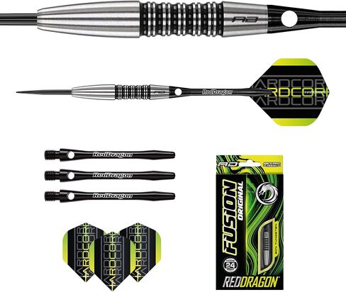 RED DRAGON Fusion 22g, 24g or 26g Tungsten Darts Set with Flights and Stems in Saudi Arabia