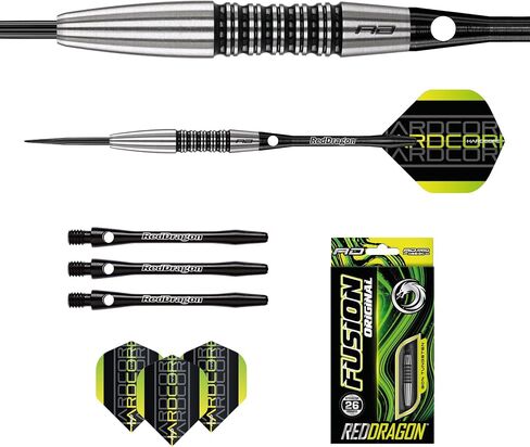 RED DRAGON Fusion 22g, 24g or 26g Tungsten Darts Set with Flights and Stems in Saudi Arabia