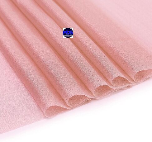 MDS pack of 50 Chiffon chair sashes bows for wedding Events Supplies, Decorations for Birthday Parties, Graduations, Engagements, Chair sashes fits Banquet chair cover tie backs band - Dusty Rose in Kuwait