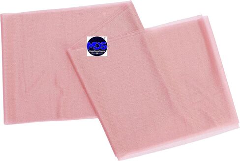 MDS pack of 50 Chiffon chair sashes bows for wedding Events Supplies, Decorations for Birthday Parties, Graduations, Engagements, Chair sashes fits Banquet chair cover tie backs band - Dusty Rose in Kuwait