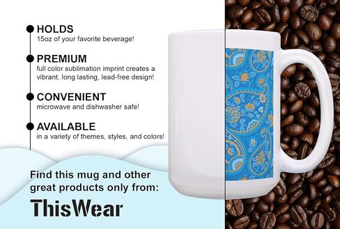 ThisWear Dog Lover Best Dog Papa Ever Pet Owner Rescue Grandparent 11oz Ceramic Coffee Mug Tea Cup White in Saudi Arabia