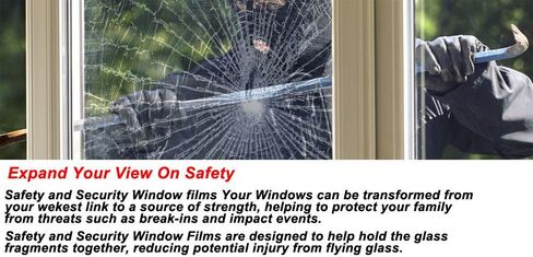 Premium One Way Mirror Privacy Reflection Window Tint Film Save Energy 35% VLT (3X6 Feet) in Saudi Arabia